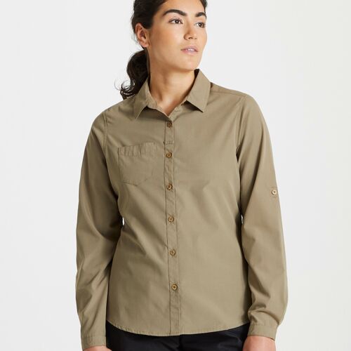 Craghoppers Expert Ladies Kiwi Long Sleeve Shirt Thumbnail