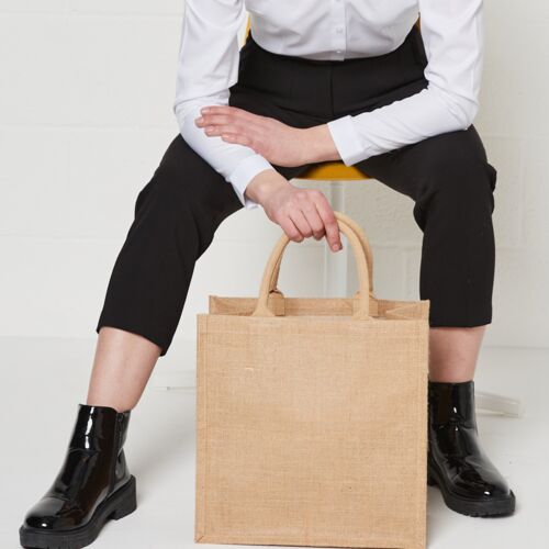 Brand Lab Natural Jute Tote Thumbnail