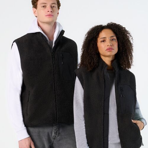 SOL'S Unisex Fury Sherpa Bodywarmer Thumbnail