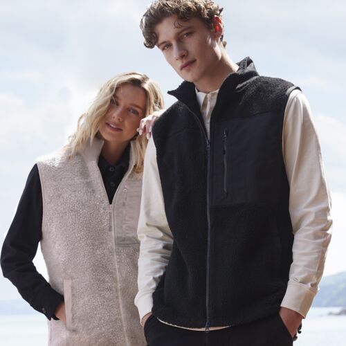 Front Row Recycled Sherpa Gilet Thumbnail