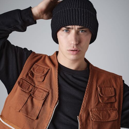 Classic Waffle Knit Beanie Thumbnail