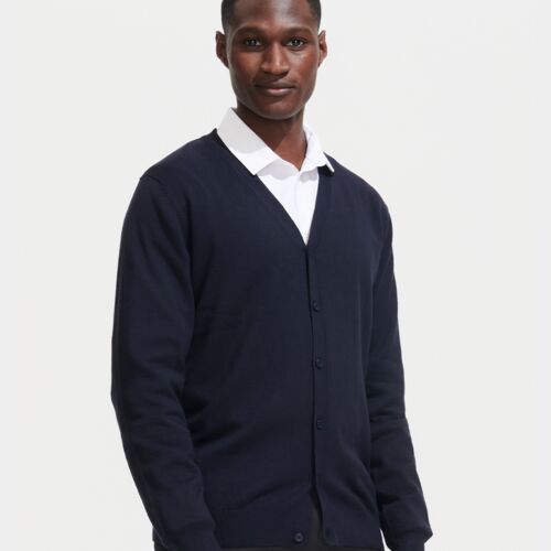 SOL'S Golden Cotton Acrylic V Neck Cardigan Thumbnail