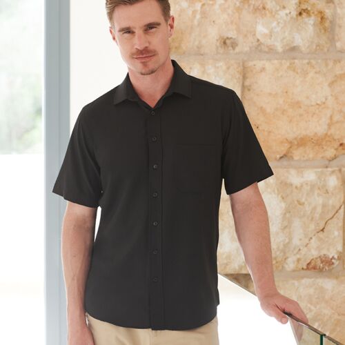 Henbury Short Sleeve Wicking Shirt Thumbnail