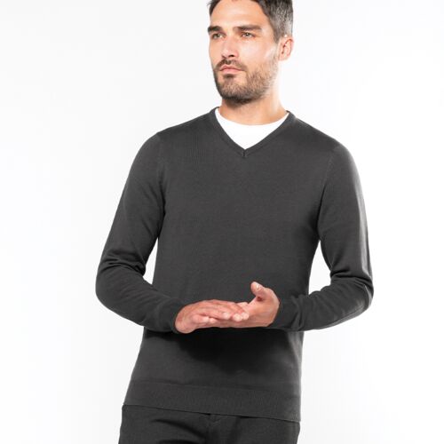 Kariban Cotton Acrylic V Neck Sweater Thumbnail