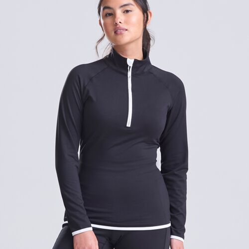 AWDis Ladies Cool Half Zip Sweat Top Thumbnail