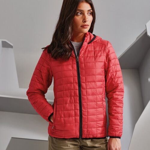 Women's honeycomb hooded jacket Thumbnail