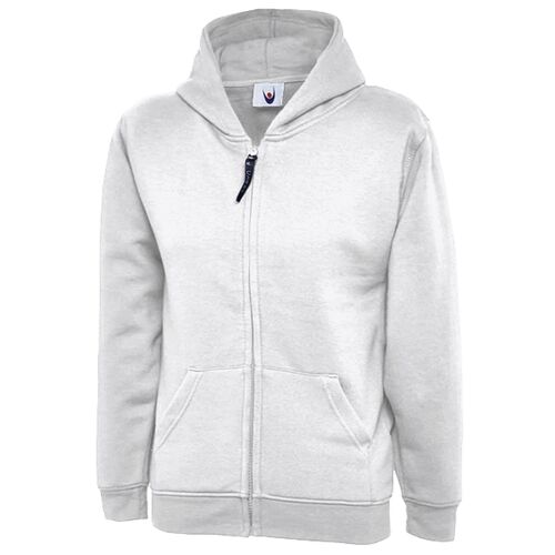 Childrens Classic Full Zip Hooded Sweatshirt Thumbnail