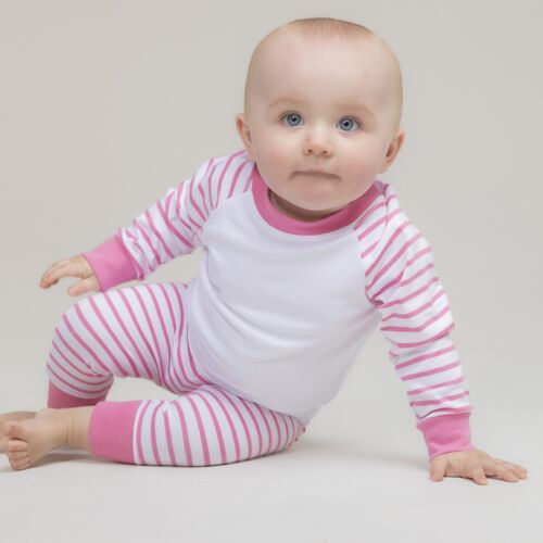 Larkwood Baby/Toddler Striped Pyjamas Thumbnail