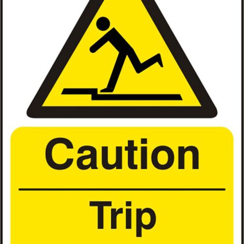 CAUTION TRIP HAZ SAV (PK5) 200MM X 300MM Thumbnail