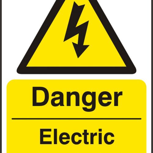 DANGER ELECTRIC SHOCK SAV(PK5) 200MM X 300MM Thumbnail