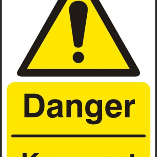 DANGER KEEP OUT RPVC (PK5) 200MM X 300MM Thumbnail