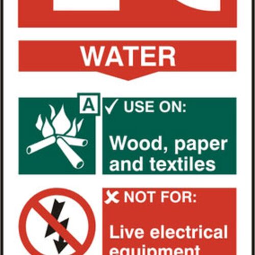 FIRE EXTINGUISHER WATER RPVC PK 5  82MM X 202MM Thumbnail