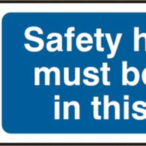 SAFETY HELMETS SAV     (PK5) 300MM X 100MM Thumbnail