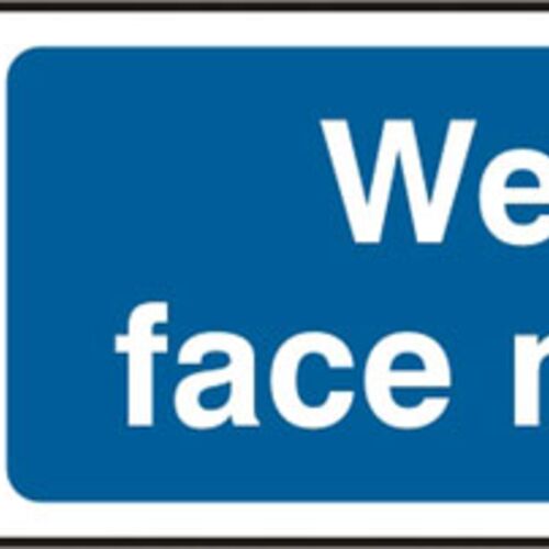 WEAR FACE MASK  RPVC (PK5) 300MM X 100MM Thumbnail