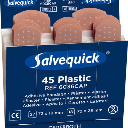 SALVEQUICK W/PROOF PLASTERS REFILL Bx 6 Thumbnail