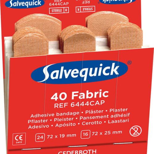 SALVEQUICK FABRIC PLASTERS REFILL Bx 6 Thumbnail