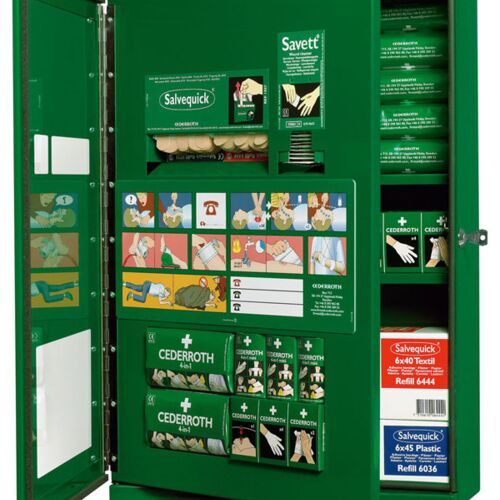 CEDERROTH FIRST AID CABINET DOUBLE DOOR Each Thumbnail