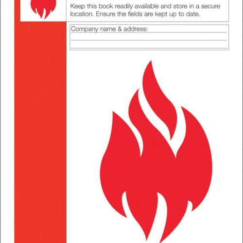 CLICK MEDICAL FIRE SAFETY LOG BOOK (Q4127) Each Thumbnail