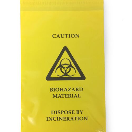 SELF SEAL WASTE BAG 205 x 305mm Bx 100 Thumbnail