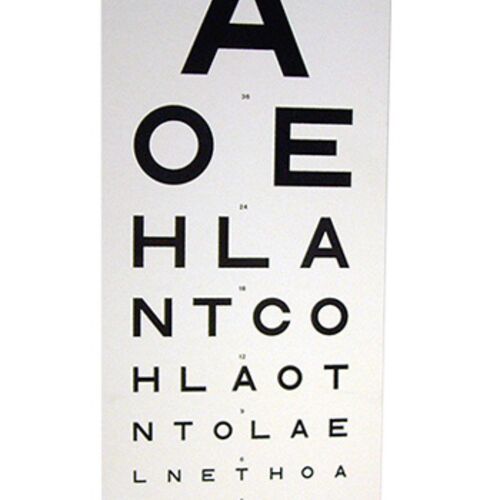EYE TEST CHART TR/917  Each Thumbnail